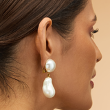 Pearl Clip-On Occasion Earrings