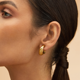 Double Hoop Clip-On Earrings