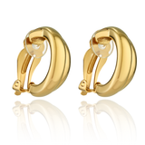 Double Hoop Clip-On Earrings