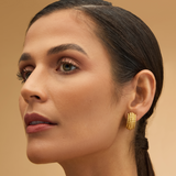 Bramble Clip-On Hoop Earrings
