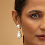 Pearl Clip-On Occasion Earrings