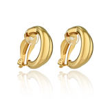 Double Hoop Clip-On Earrings